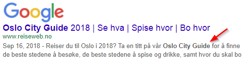 Google serp visning 1